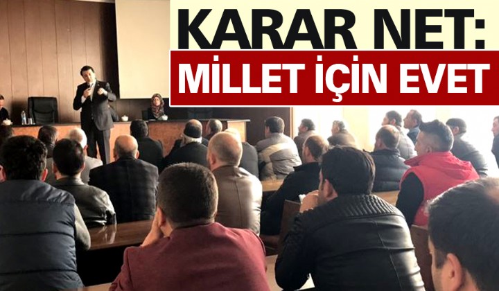 Aydemir: Karar Net: Millet in Evet