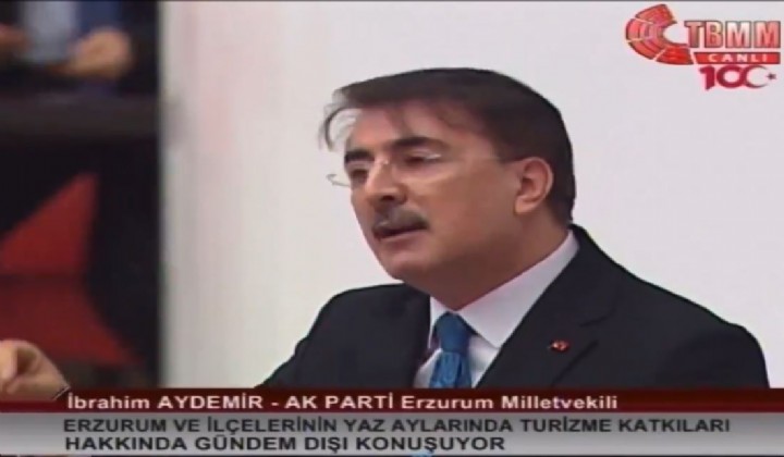 Milletvekili Aydemir TBMMde Erzurumu anlatt